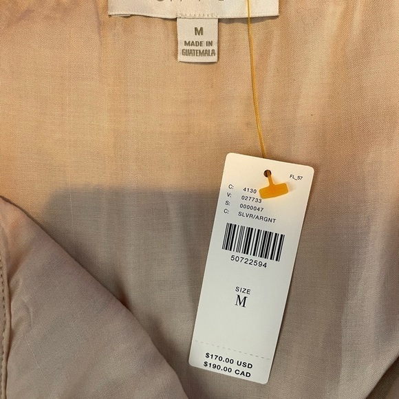 NWT Eli + Ali by Anthropologie Twilight Lace‎ Dress in Silver Size Medium - Picture 10 of 11